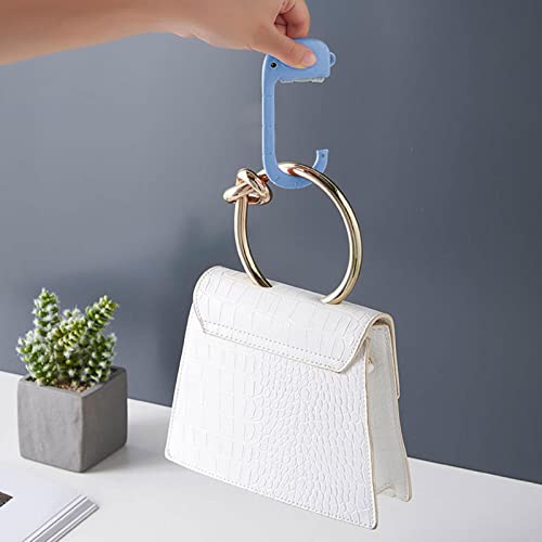 Gancho de Bolsa para Mesa - Cabide de Bolsa Portátil - Suporte de bolsa de design de elefante fofo,