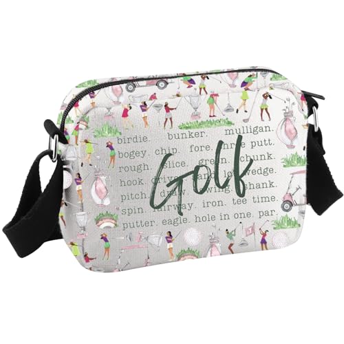 Golf Crossbody Bag Golfing Gift Father's Day Golf Gift Golf Accessories Gift for Golfer Men Golf Ball Bag