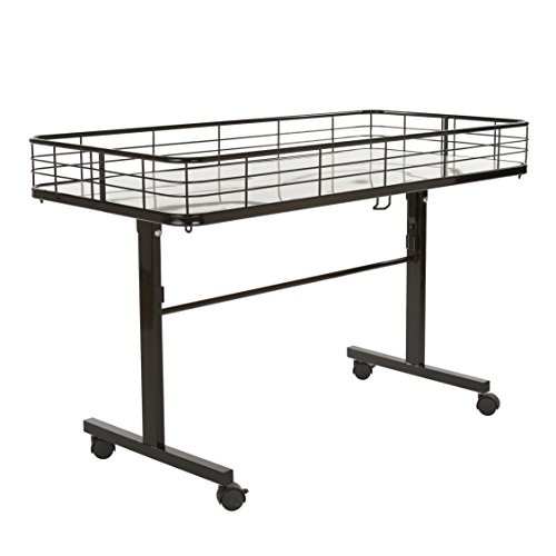 Econoco Commercial Folding Dump Table, Black, One Size (DT48/B)