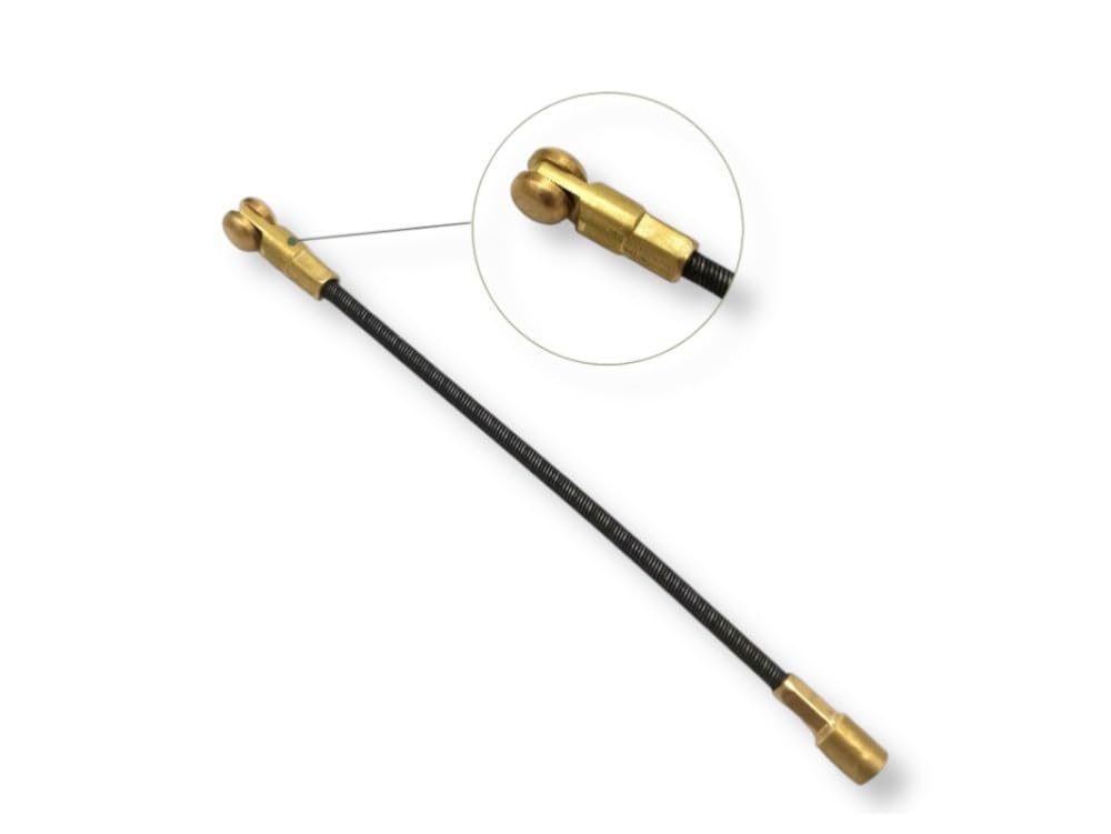 TERMINALE TESTA FLESSIBILE M5 CON CARRUCOLA PER SONDE Ø 4MM IN ACCIAIO TONDE PA