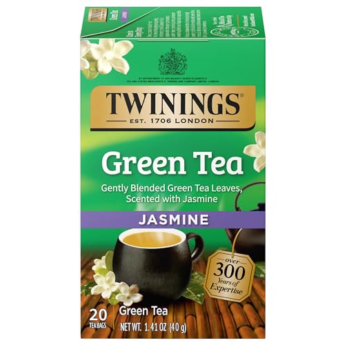 TWININGS TEA, TEA,GREEN,JASMINE 20 BAG