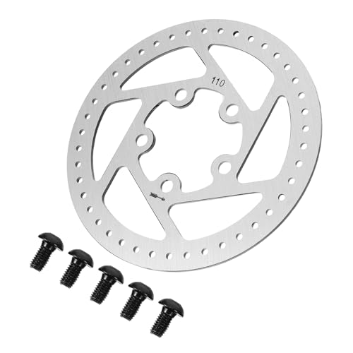 Happyyami Wear-resistant Metal Electric Scooter Brake Disc 110mm for Bike and Cycling Repair