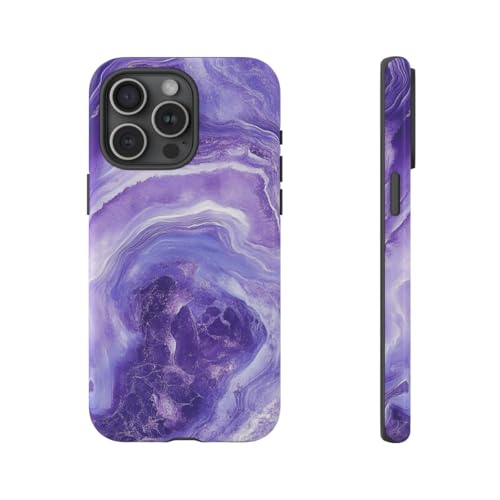 Coque marbre violet pour iPhone 15 Pro Max : l'accessoire chic de votre quotidien