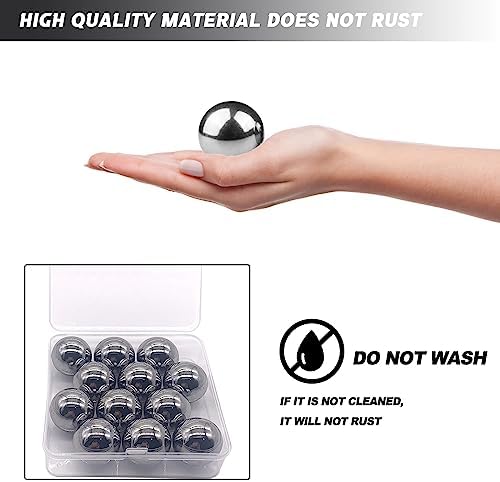 6pcs 1" Chrome Steel Bearing Balls 25.4mm Steel Ball Precision Bearings — view 3