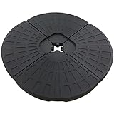 Premium zweefparasolplaten voor voet van parasol, 92 kg, parasolstandaard, verzwaarde balkon en terras, parasolvoet voor water of zand, inlegplaten voor zweefparasol
