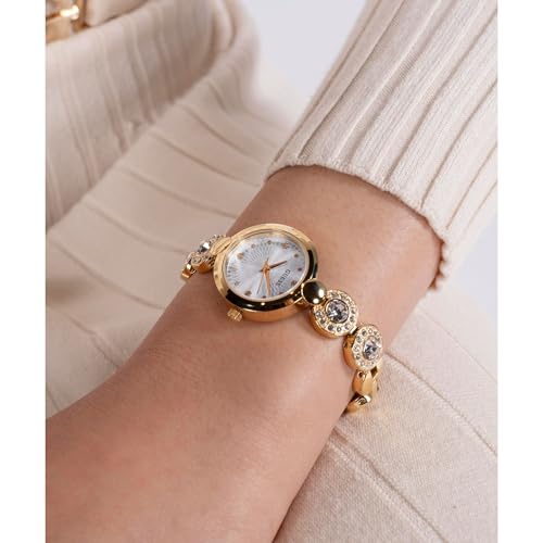 Image of GUESS Gold-Tone Analog Watch