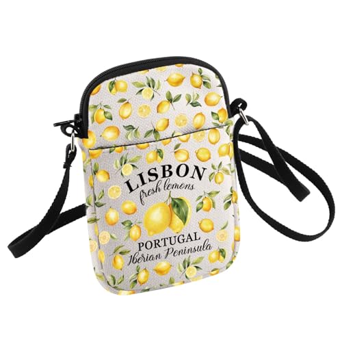 HOLLP Portuguese Mom Crossbody Bag Portugal Souvenir Gift Lisbon Portugal Iberian Peninsula Gift For Portuguese