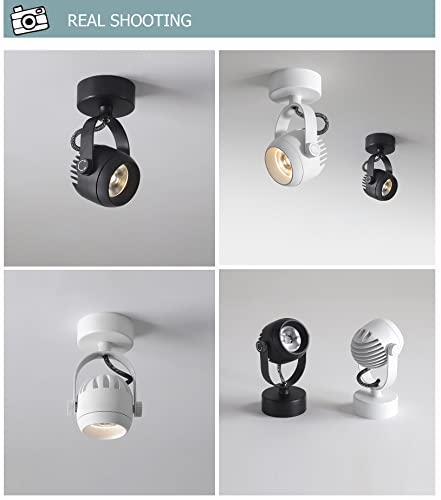 Plafond vintage avec douille 1x GU10 socket et spot orientable - 7