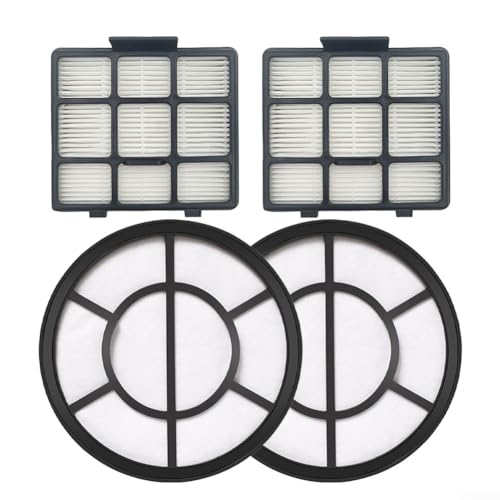 Lot de 2 filtres pour aspirateur Redmond RV-C335 pour cartouche cylindrique Multicyclone