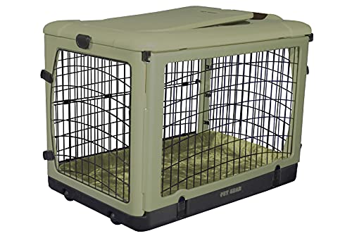 Pet Gear “The Other Door” 4 Door Steel Crate for Dogs/Cats with Garage-Style Door, Includes Plush Bed + Travel Bag, No… - Image 7