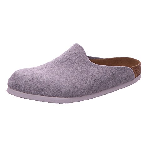 Birkenstock Amsterdam Feutre, Chaussons Bas Femme, Gris Light Gray), 36 EU