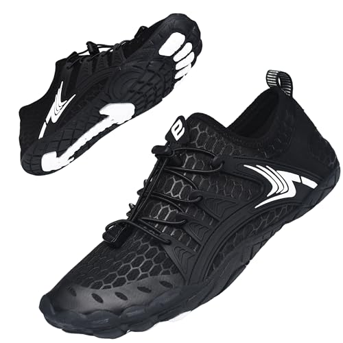 Image of Water Shoes Womens Mens, Barefoot Quick-Dry Aqua Shoes for Outdoor Swimming, Running, Training, Surfing, Hiking and Kayaking