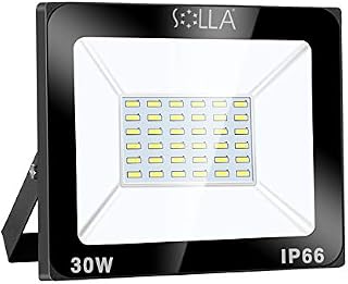 30W LED Floodlight IP66 Waterproof Outdoor Security Light, 2400LM, 6000K Daylight White, Outdoor Flood Light Wall Light for Yard, Garage, Warehouse, Parking Lot, Garden - 24 Month Warranty