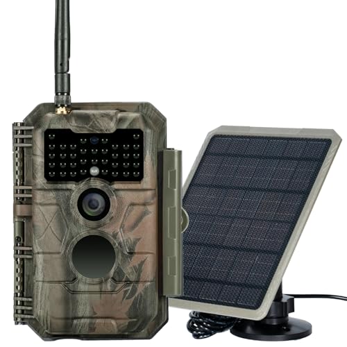 GardePro E6 WiFi Trail Camera and SP350 Solar Panel Bundle