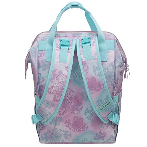 Kit Mochila Maternidade Lilica Ripilica Mandala Com Porta Mamadeira