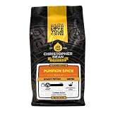 Christopher Bean Coffee - Pumpkin Spice Flavored Coffee, (Regular Ground) 100% Arabica, No Sugar, No