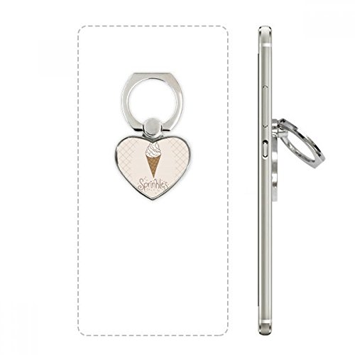 Soporte de anillo para móvil de helado corazón el regalo original de DIYthinker