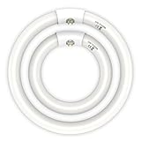 Helovmine FC8T9 22W and FC12T9 32W Daylight Set, 8 Inch T9 22 Watts Circular Light Bulbs, 12 Inch 32 Watts...