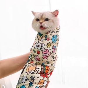 MANON ROSA Cat Grooming Wrap – Self-Adherent Anti-Scratch Swaddle Restraint Bag for Stress-Free Nail Clipping, Medication, Multifunctional Care – Purrito Papoose Pet Tools (M (Within 9.9lbs))