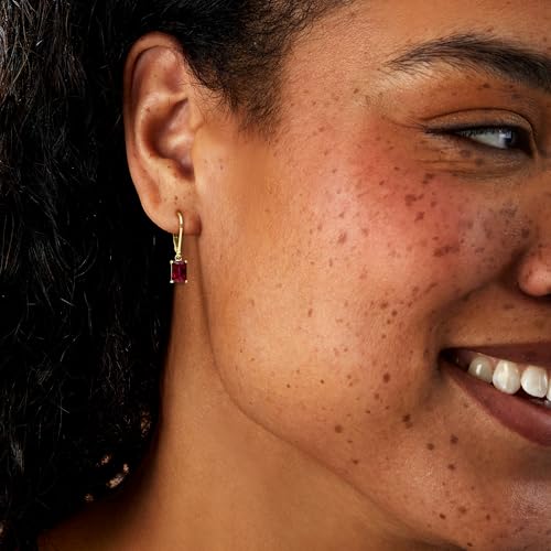 Pure Collection by Ross-Simons 1.80 ct. t.w. Lab-Grown Ruby Drop Earrings in 18kt Gold Vermeil2