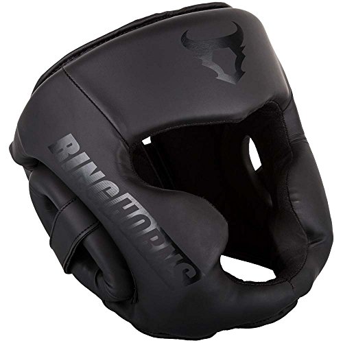 Ringhorns Charger Cascos de Boxeo Unisex, Negro, Talla única