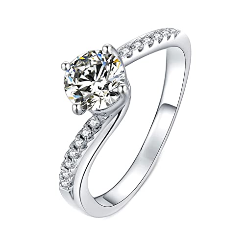 Bague Moissanite 4 Griffes KnSam l'Éclat Durable sans Compromis