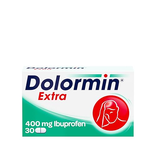 Dolormin Extra Schnelle Hilfe bei Schmerzen wie Kopf- Zahn- und Regelschmerzen mit Ibuprofen-Lysin 30 Stück