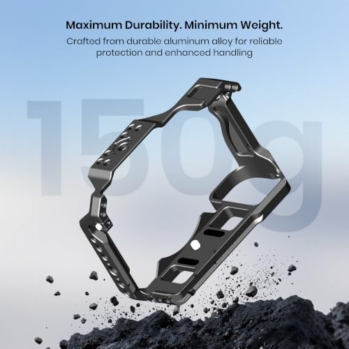 Image of Simpex Professional Camera cage Compatible with Z5 /Z6 /Z7 /Z6II /Z7II Series Cameras, Lightweight Aluminum Form Fitted cage with Quick Tripod mounting