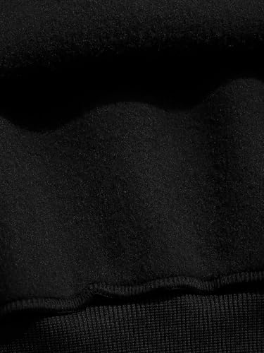 ZAFUL Men's Hooded Sweatshirt Graphic Colorblock Two Tone Fleece Lined Pullover Thermal Hoodie (YELLOWSTONE-Black, 2XL)4