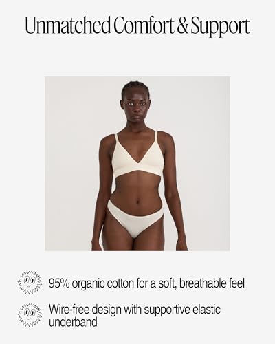 Women's Core Triangle Cotton Bralette4
