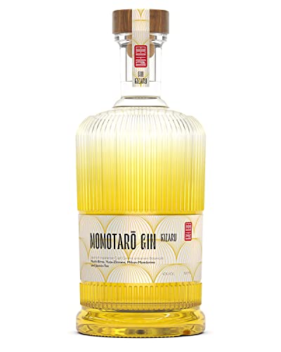 Momotarō Gin Kizaru mit japanischen Botanicals: Nashi-Birne, Yuzu, Mandarine, Yasmin, 42% vol. (1 x 0.5 l) Vegan - Ideal als...