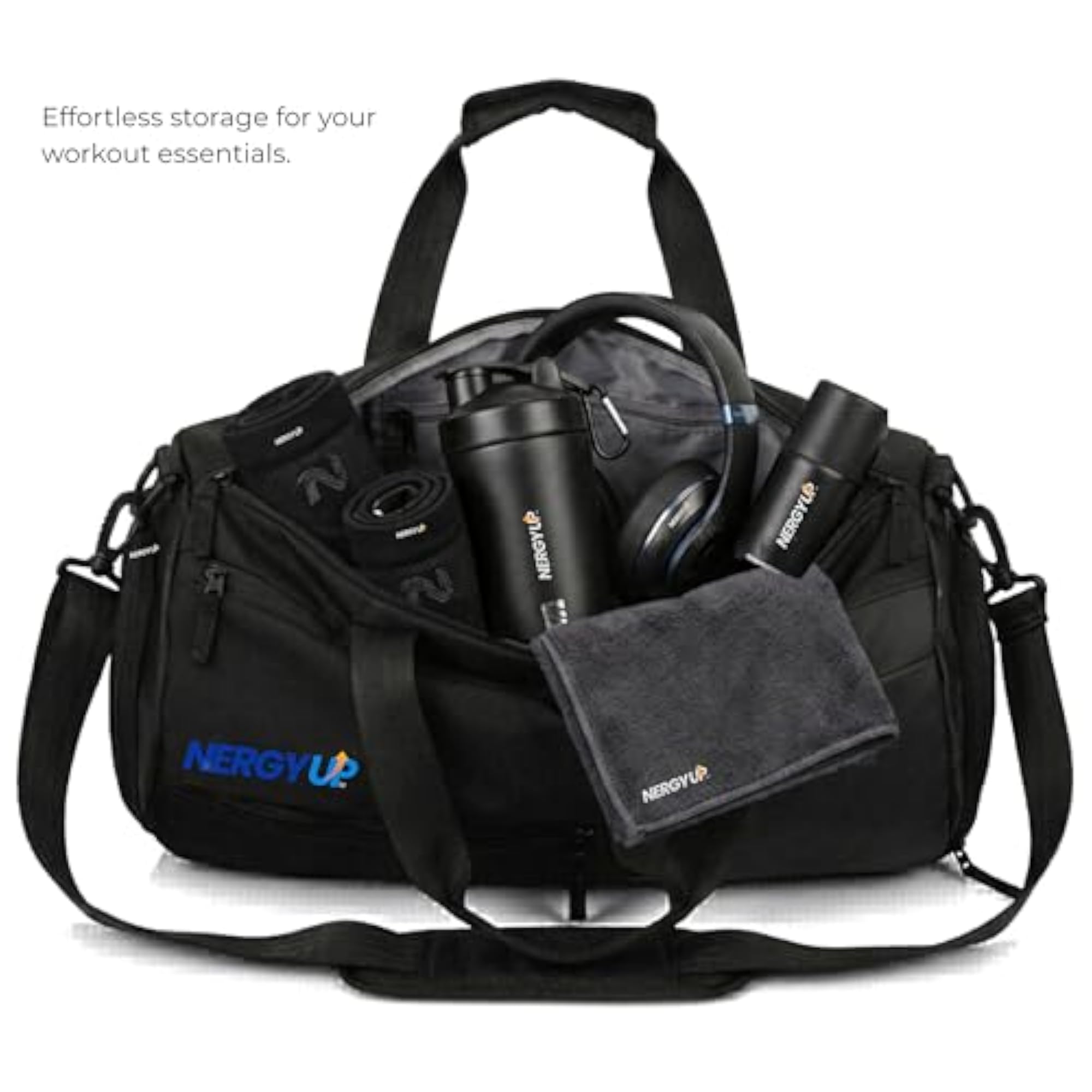 Lightweight Gym Bag with Shoe Compartment for Travel