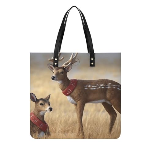 Sac fourre-tout blanc 39x39cm en cuir pour femme