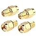 WiFi/WLAN günstig Kaufen-TengKo SMA Buchse auf RP SMA Stecker Jack Adapter SMA Stecker auf SMA Buchse Koaxial Coax Adapter für WiFi Antenne Repeater Funksignal Verlängerungskabel (4 Pack)