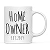 Andaz Press Funny New First Time Home Owner 11oz Coffee Mug Gift Home Owner Est 2024 1 Pack Novelty Christmas Hot Chocolate Cup