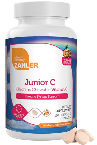Zahler Junior C Advanced Chewable Vitamin C for Kids -