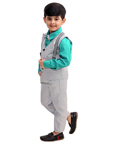 Image of FOURFOLDS Boy's 3-Piece Suit