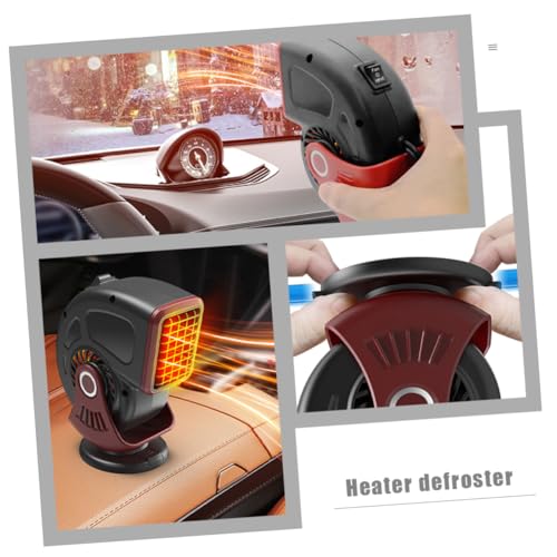 NIYANGLE Aquecedor De Carro Desembaçador De Carro Portátil Aquecedor De Ventilador De Descongelador