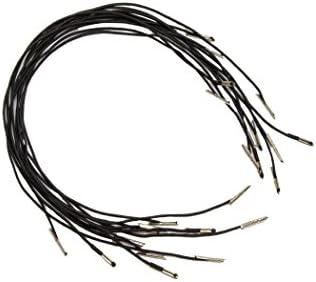 Barbed Elastic Cord for Hats and Fascinators 10 1/2" -Black - 12 Pieces