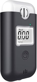 Digital Breath Alcohol Tester with LCD Display, DFFA Dual Filtering, Built-in Purification Chamber, Contactless Detection