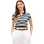 Dark Night Navy / Ecru Stripe