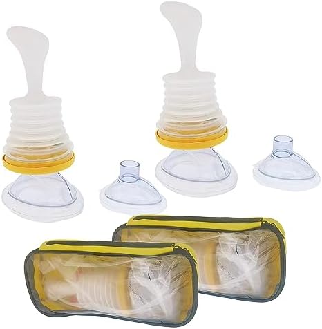2 Pack of Suffocation Prevention Emergency Rescue Tools, Professional Asphyxiation Rescue First Aid Device for Kids and Adults, Portable Life-Saving Device