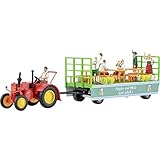 Standmodelle 1:87 H0 Kibri 12226 H0 Lanz Traktor mit Festwagen
