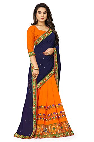 Image of SERONA FABRICS Ethnic Saree (or) Sari for Women, Ideal for Wedding, Party, Festive & Daily Wear