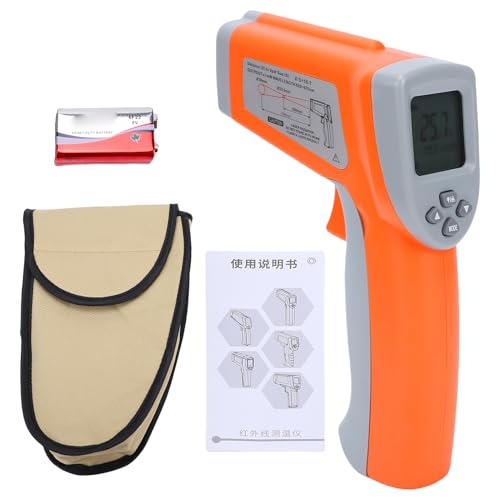 Thermomètre infrarouge numérique double laser pour cuisson et CVC