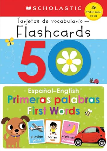 Image of 50 Spanish-English First Words: Scholastic Early Learners (Flashcards)