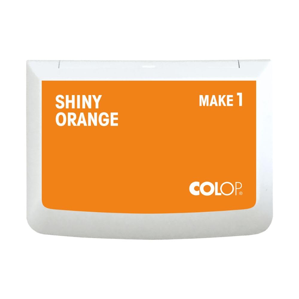 COLOP Make 1 Ink Pad 50 x 90 mm Shiny Orange