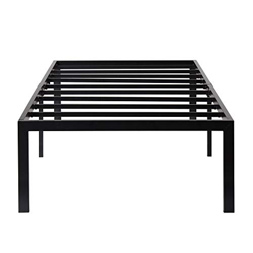 18'' Durable Metal Bed Frame, Non-Slip (Twin)