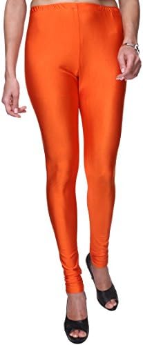 TRASA Women's and Girls Slim Fit Nylon Shining Lycra Churidar Leggings - Available Size - M, L, XL, 2XL, 3XL,4XL