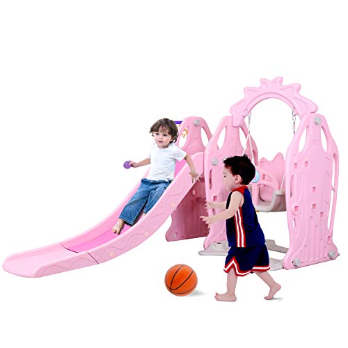 outdoor swing and slide for toddlers